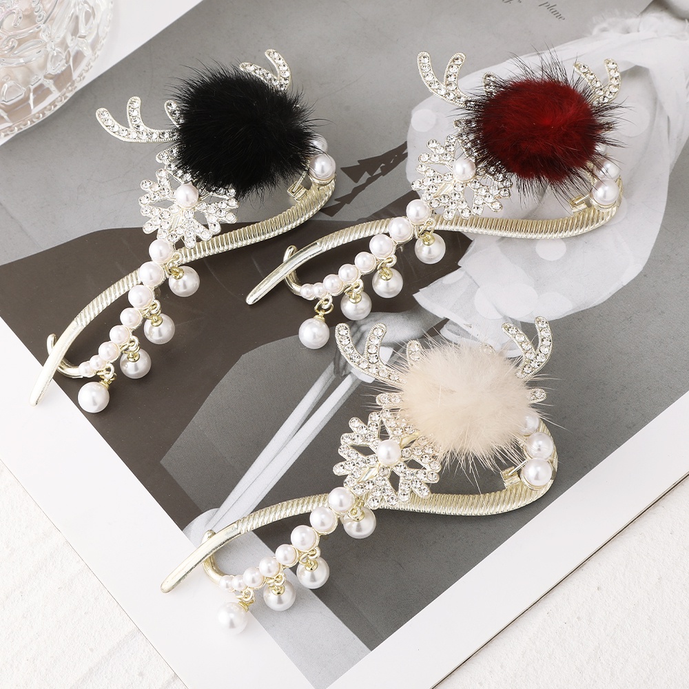 Kẹp Tóc Đính Ngọc Trai Thời Trang Hàn Quốc