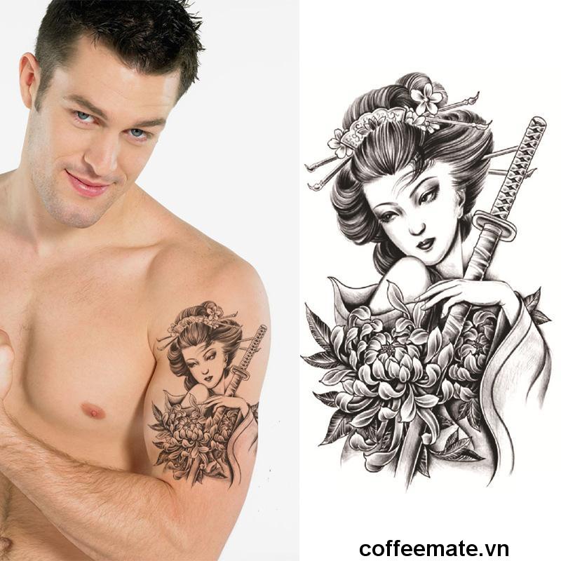 【coffeemate】⚡Hình Xăm Dán Tạm Thời Chống Nước Lâu Trôi 2 Tuần Trang Trí Đẹp Mắt