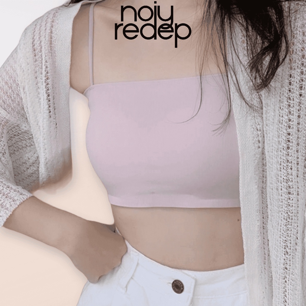 Áo Bra Quây ĐÚC TRƠN Cho Bạn Gái Mặc Với Sơ Mi, Tập Gym noiyredep A8881