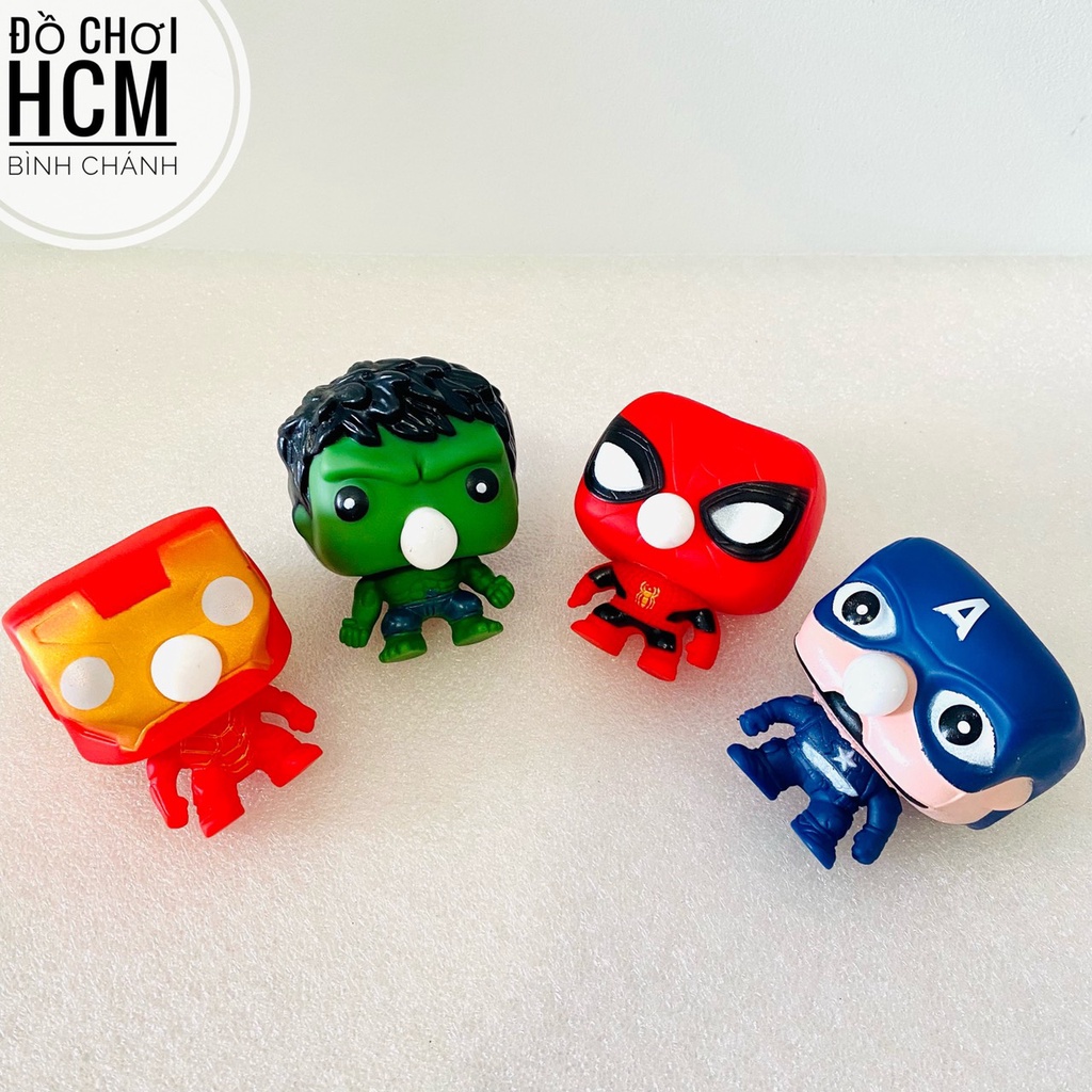 Đồ chơi trẻ em siêu anh hùng thổi bóng cho bé thích Hulk, Spider man, Captain American, Iron man