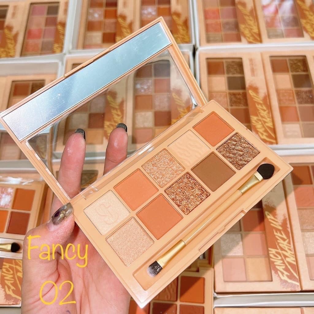 Bảng Phấn Mắt 10 Ô Sivanna Colors Fancy Peach Pro Eye HF180