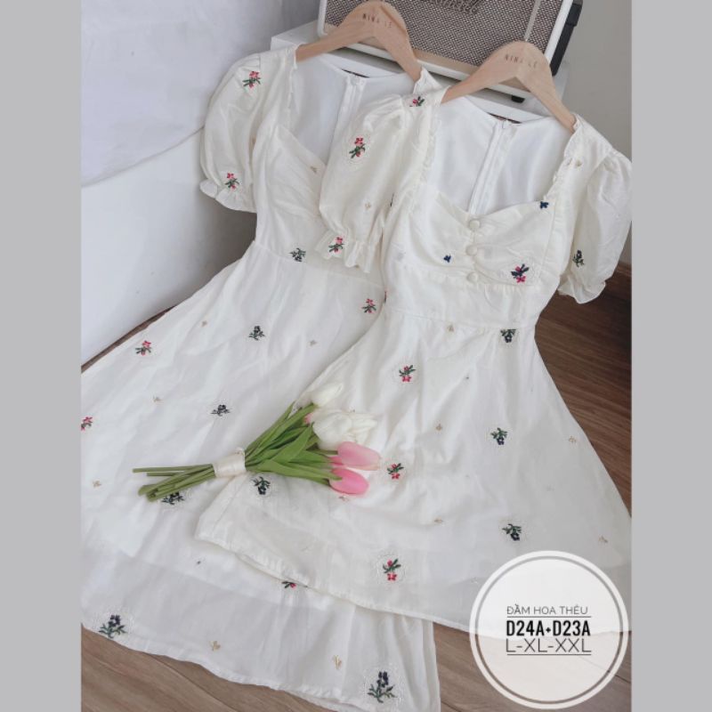 Đầm Hoa Big Size
