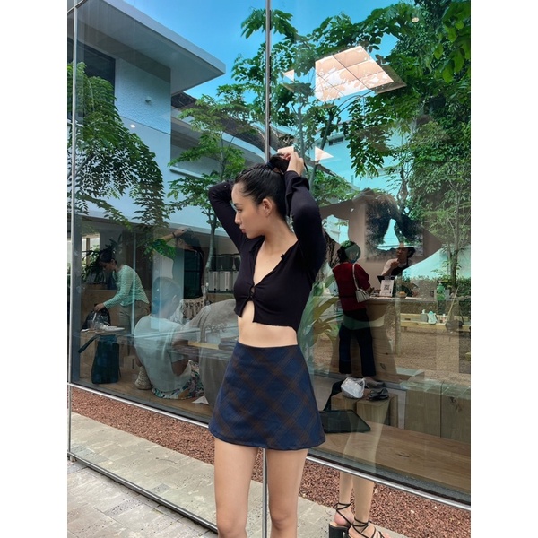 Chân váy caro | lacey skirt