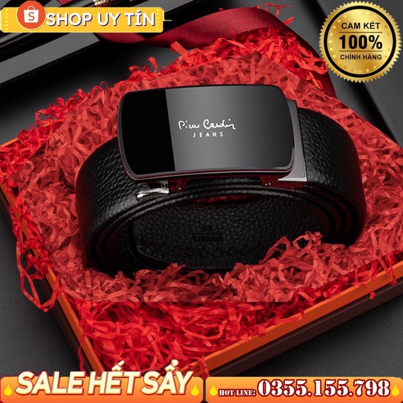 thắt lưng pierre cardin mặt kính 25
