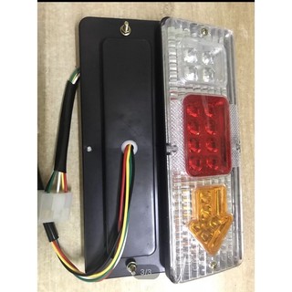 Cặp đèn xi nhan sau bóng LED dài 23cm dành cho các dòng xe ba gác