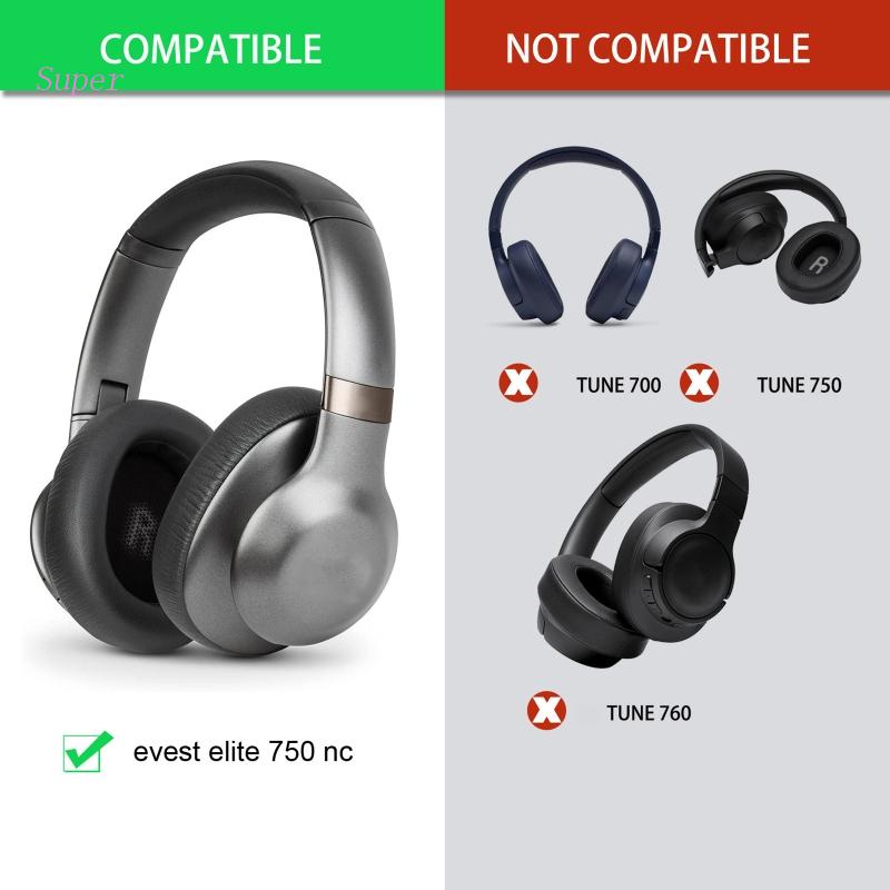 Cặp Mút Đệm Thay Thế Cho Tai Nghe Chụp Tai Jbl Everest750 750NC