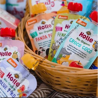 Hoa quả nghiền hữu cơ Holle bio organic 6m 100g