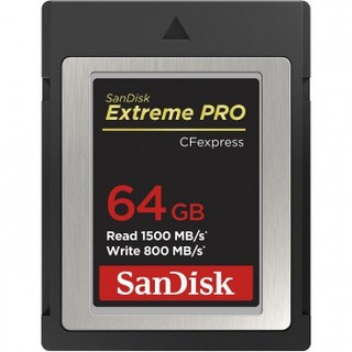 Thẻ nhớ cfexpress 64gb 1500mb/s sandisk extreme pro type b