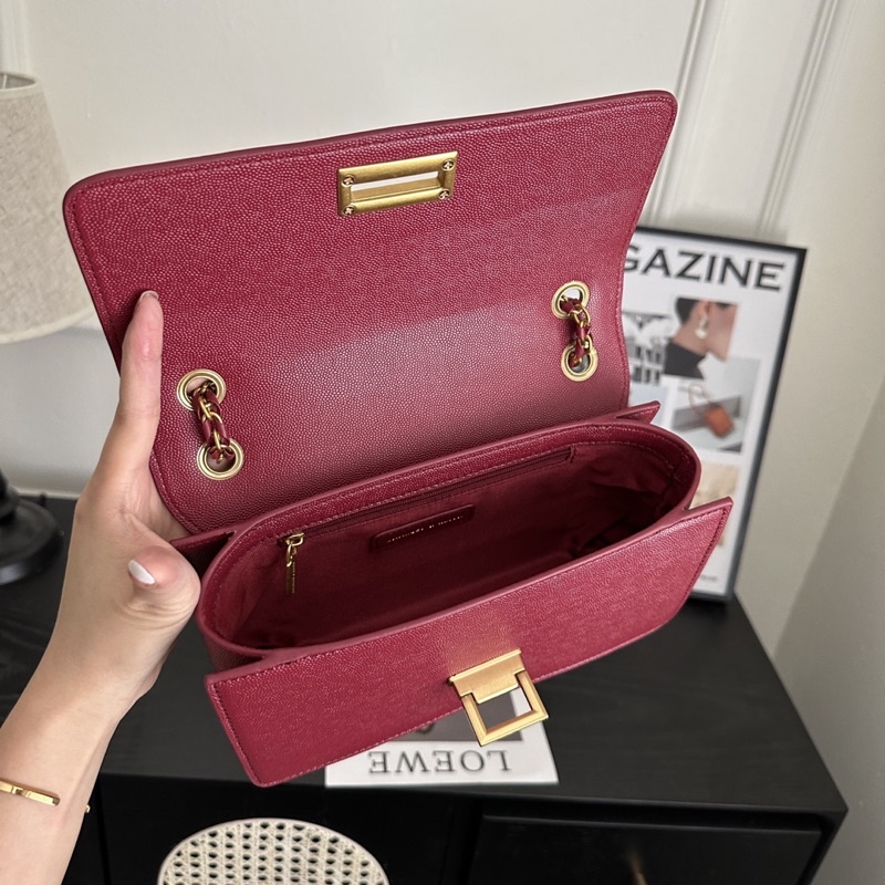 TÚI CNK ĐỎ SẪM BẢN MỚI