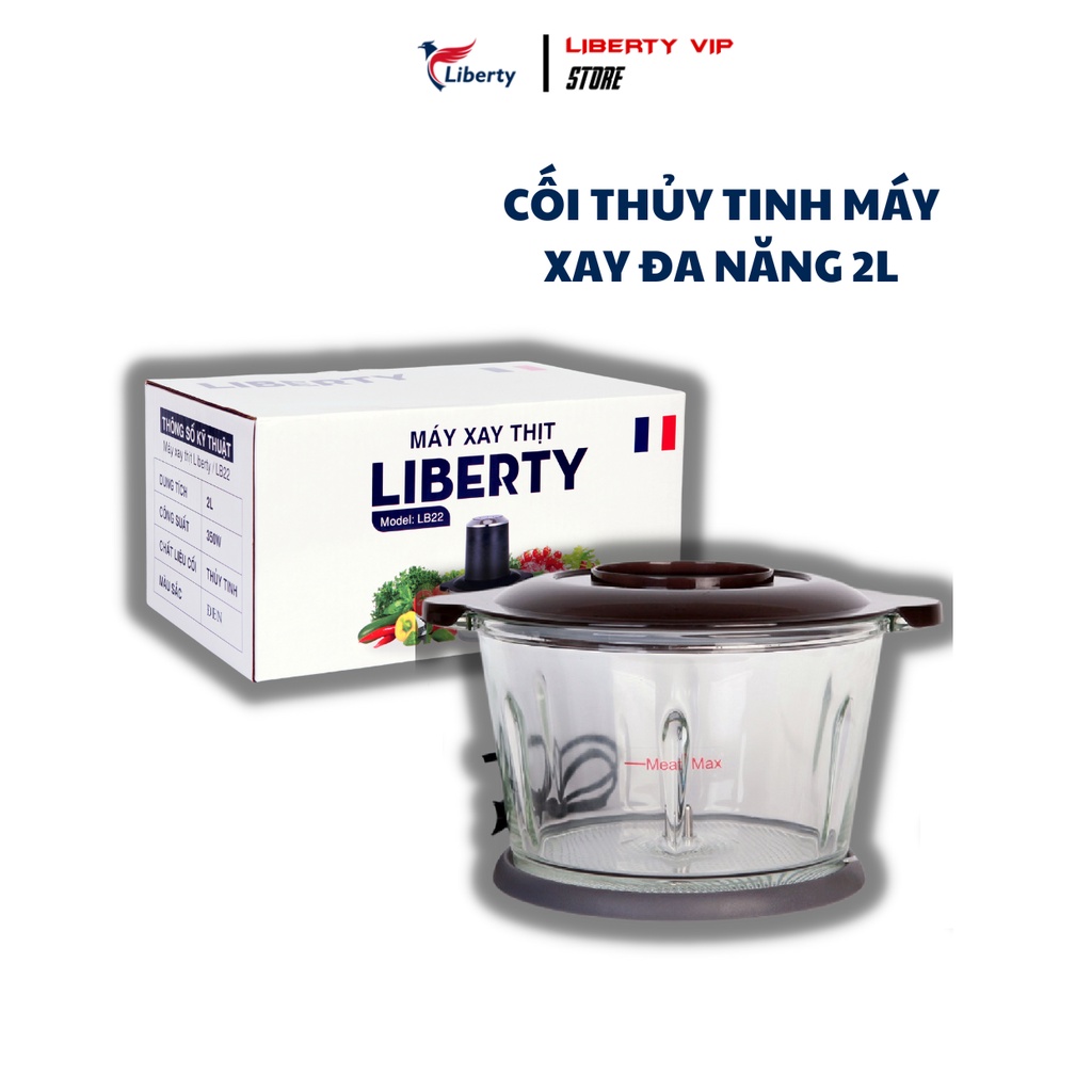 Cối thủy tinh rời thay thế của máy xay đa năng 2L Liberty