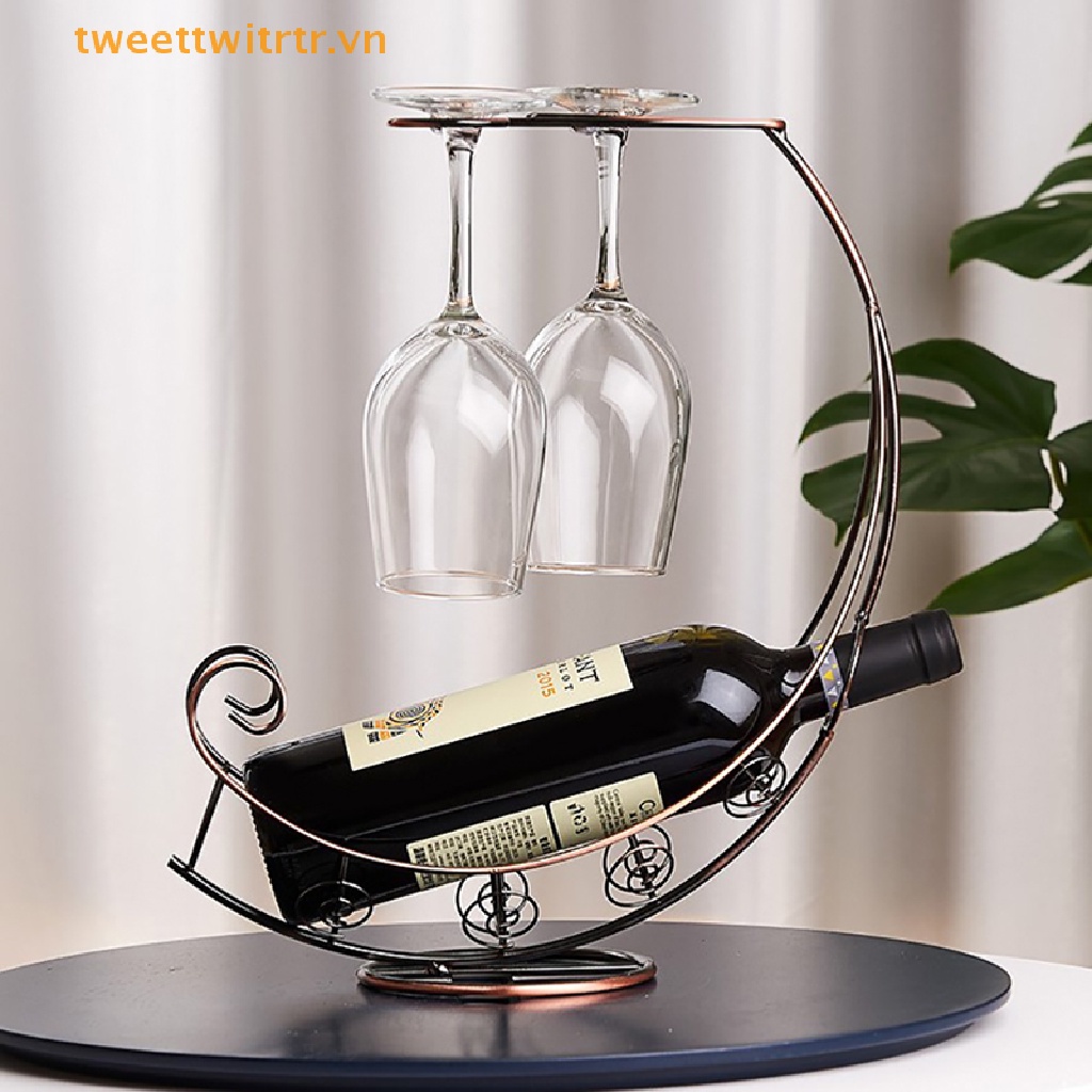 Giá Kim Loại Treo Ly Rượu Vang Trưng Bày Sáng Tạo
