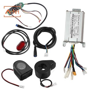 Bộ điều khiển tốc độ động cơ 36v 350w 15a + bảng điều khiển trước / sau cho xe điện xiaomi scooter
