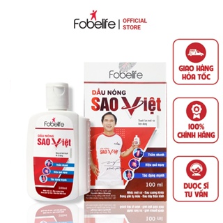 Dầu Nóng Sao Việt Fobelife Xoa Bóp Bong Gân, Đau Nhức Xương Khớp