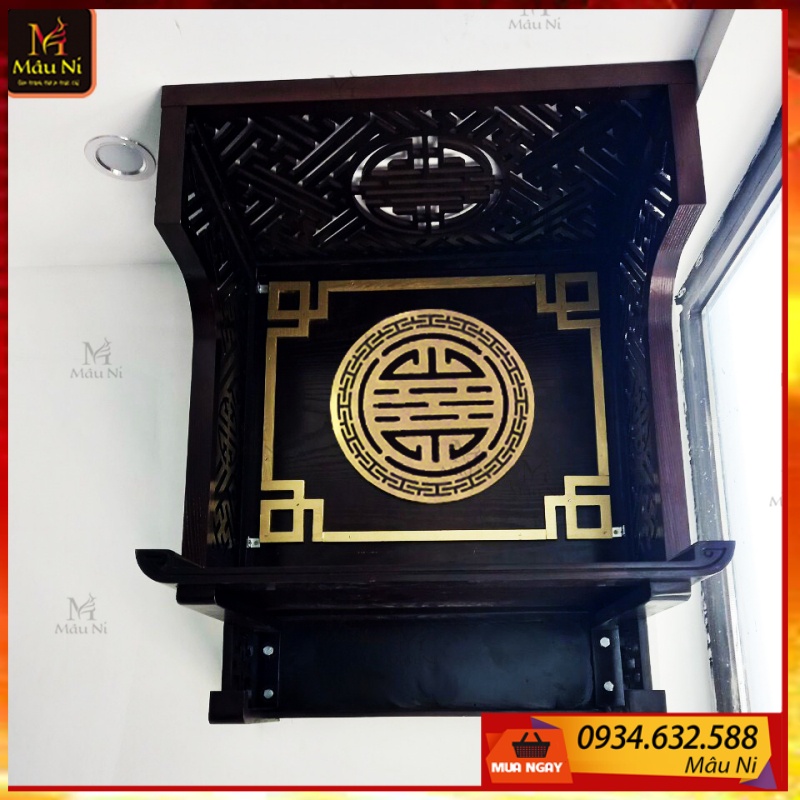 sx - BỘ VIỀN CHỈ BÀN THỜ / Ốp trang trí bàn thờ MÂU NI dùng dán sau bàn thờ gia tiên, tủ thờ, bàn thờ chung cư