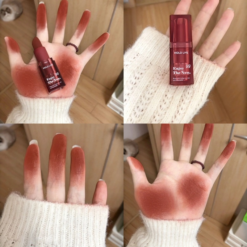 SET 3 SON THỎI LÌ HOLD LIVE MUD MIST LIPSTICK