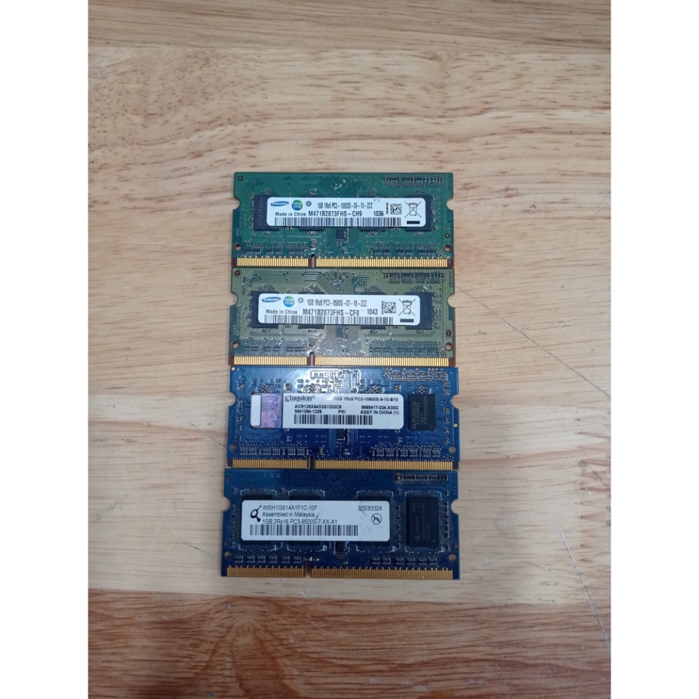 Ram laptop ddr3 1gb - 2gb - 4gb  hàng tháo máy