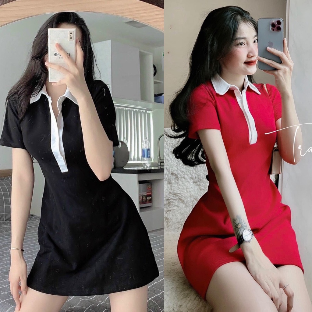 ĐẦM THUN POLO (KÈM VIDEO HÌNH THẬT)
