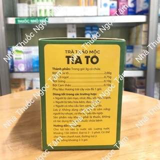[Ảnh thật] Trà Thảo Mộc Tía Tô -Thảo Dược