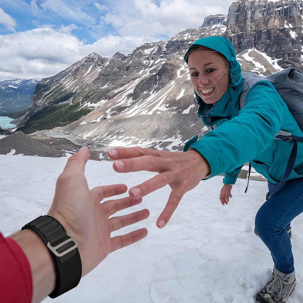 Dây Đeo nylon 49mm 38mm 40mm 6 SE 5 4 SE 44mm 40mm Cho Đồng Hồ Apple watch series 6 SE 5 41mm