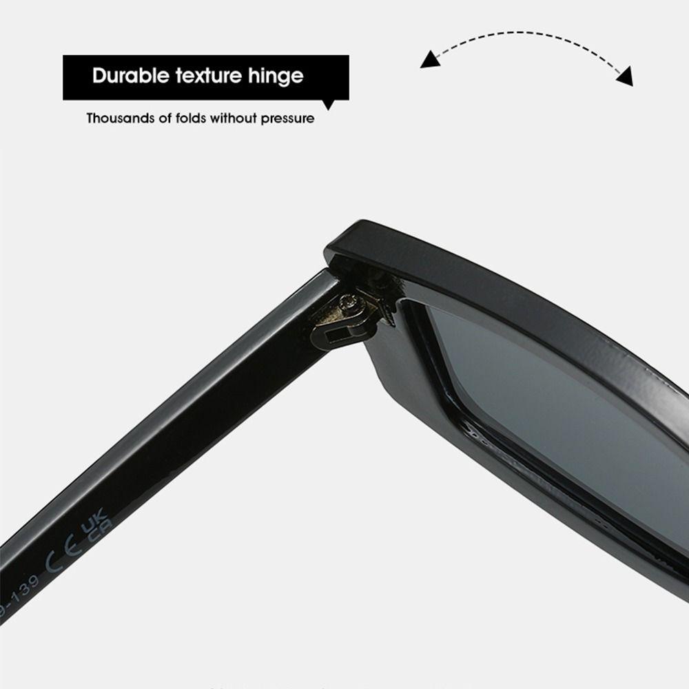 MAXG Kính Mát Hình Chữ Nhật Chống Tia UV400 Phong Cách Vintage