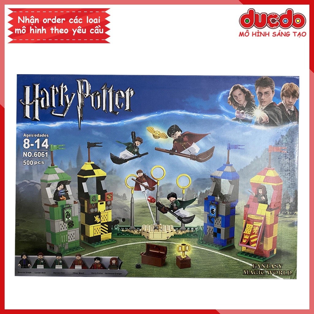 No 6061 Lắp ghép Trận Đấu Quidditch - Đồ chơi Xếp hình Mô hình Harry Potter 75956 BLA 11004