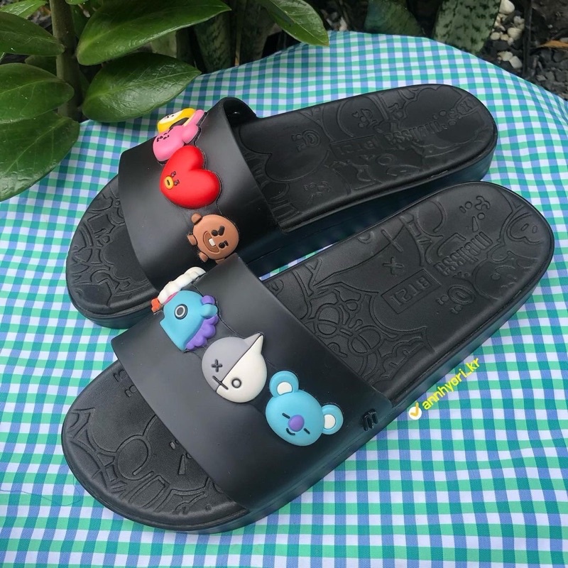 New 95% - Dép BT21 x Melissa chính hãng size 250