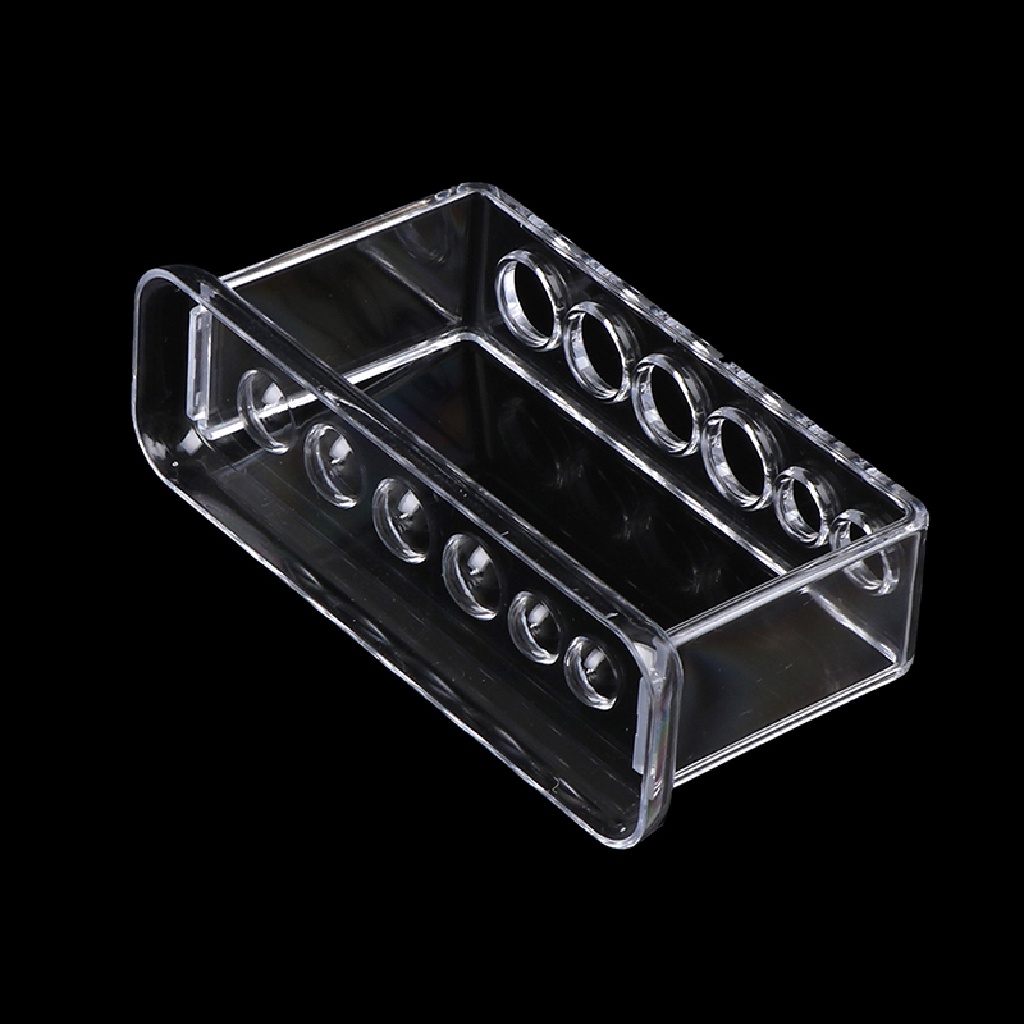 Giá Đỡ Ống Nghiệm 6 Lỗ Bằng Nhựa Trong Suốt Tiện Dụng Cho Phòng Thí Nghiệm