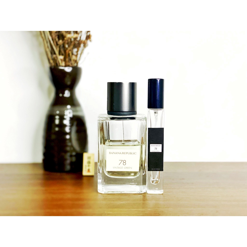 Nước hoa Unisex 𝐁𝐚𝐧𝐚𝐧𝐚 𝐑𝐞𝐩𝐮𝐛𝐥𝐢𝐜 𝟕𝟖 𝐕𝐢𝐧𝐭𝐚𝐠𝐞 𝐆𝐫𝐞𝐞𝐧 dung tích 5ml, 10ml - Mon Parfum