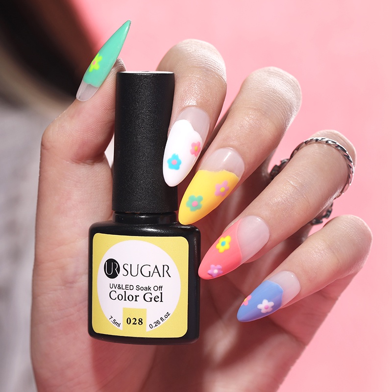 Set 12 lọ gel sơn móng tay UR SUGAR nhiều màu sắc chuyên dụng dung tích 7.5ml