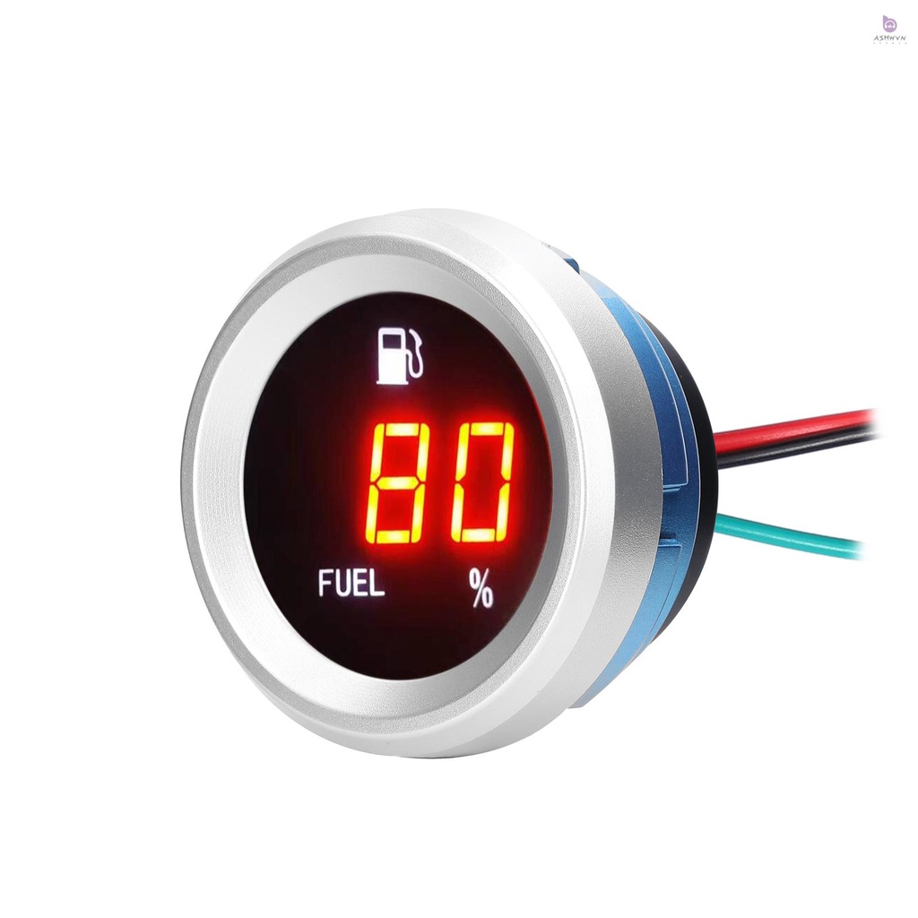 Đồng Hồ Đo Mức Nhiên Liệu Kỹ Thuật Số 9-35V Cho Xe Hơi Xe Máy