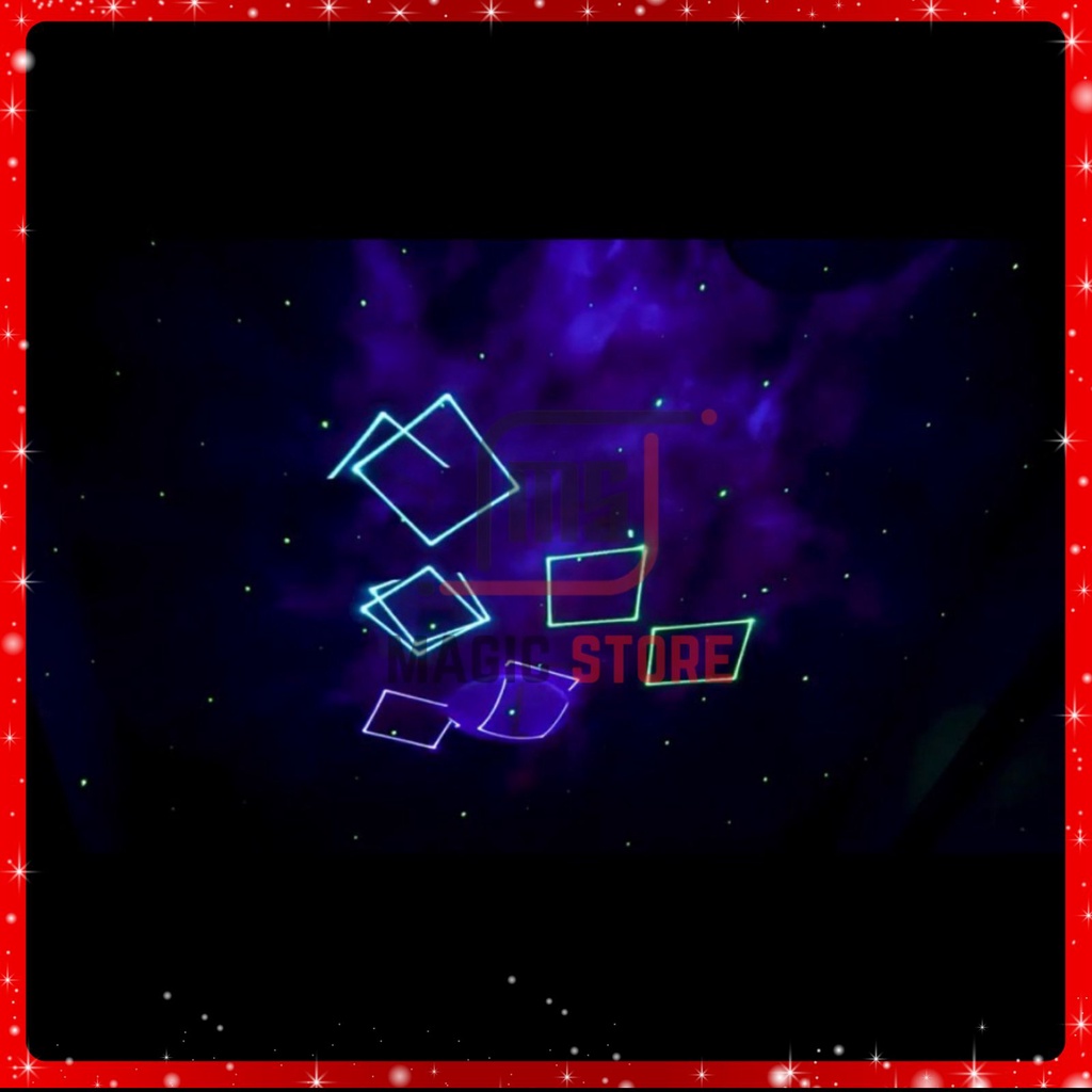 Đèn Laser Chiếu Hình 7 Màu Cảm Ứng Theo Nhạc RGB 700 Dùng Cho Phòng Karaoke, Phòng Nghe Nhạc.