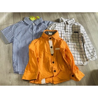 Áo sơ mi bé trai/bé gái hàng shop thanh lý cuối năm lỗi nhẹ