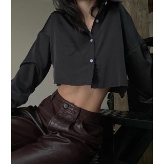 Victoria Blouse - áo lụa satin ngắn tay loe