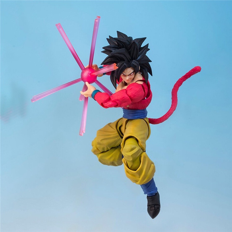 Mô Hình Nhân Vật Super Saiyan 4 Son Goku YB2 Có Khớp Cử Động Trang Trí Nội Thất BY2