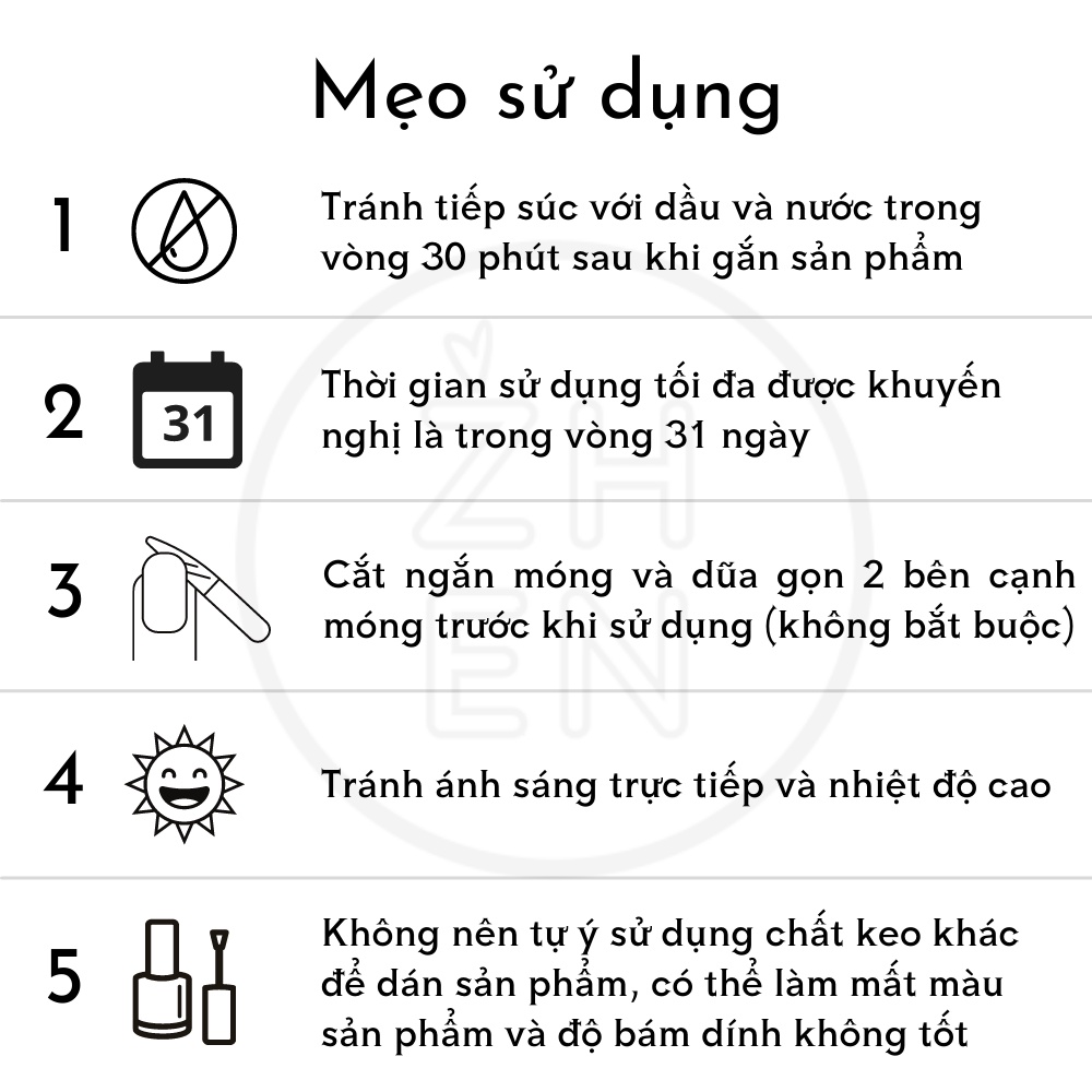 Móng tay giả sơn trơn màu đỏ basic form ngắn đơn giản nail đẹp - ZNPMC01