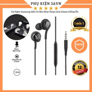 Tai Nghe Nhét Tai SS AKG s10/s10plus Jack Cắm 3.5 Có Mic Đàm Thoại Chống Ồn(Bảo Hành 12 Tháng, Lỗi 1 Đổi 1) - 3AVN