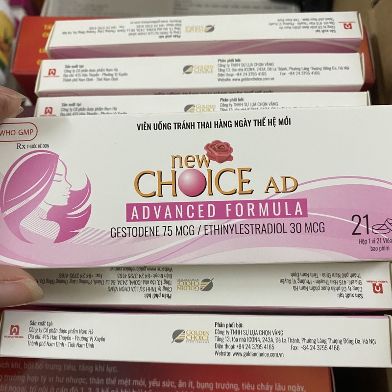 Viên uống hàng ngày phụ nữ New choice AD ( vỉ 21 viên)