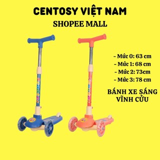 Xe Trượt Scooter Trẻ Em Giá Rẻ - Centosy Scooter HY02 - Có Đèn Nháy, Màu Sắc Nổi Bật