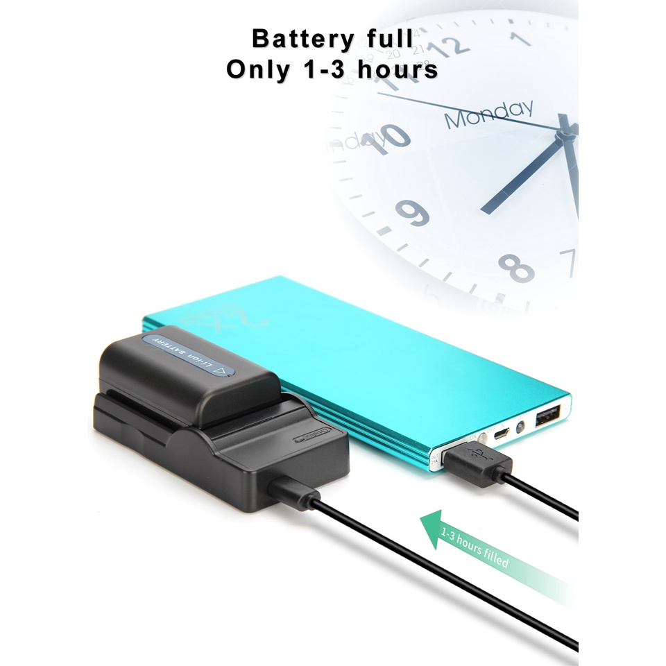 Bộ Sạc Pin Máy Ảnh Kỹ Thuật Số NP-F970 Cho Sony NP-F550 / F750 / F950 / NP-FM50 / FM500H QM71 / QM91 / QM51