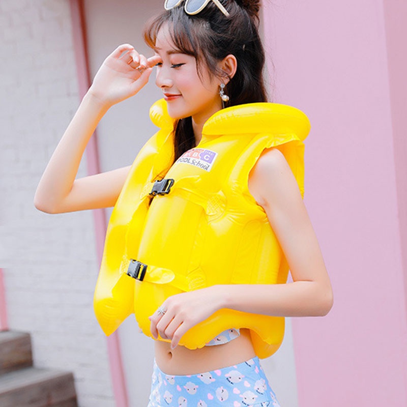 Deukio Bộ Đồ Bơi Bơm Hơi Dày Dặn Dành Cho Bé