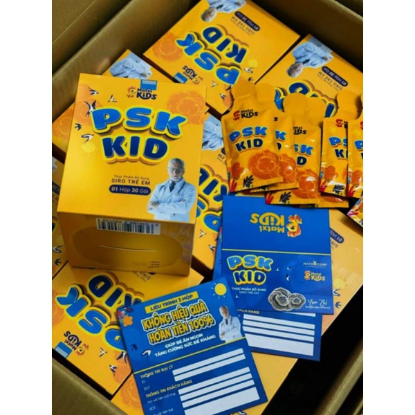 Siro PSK KID chính hãng tăng đề kháng hộp 30 gói