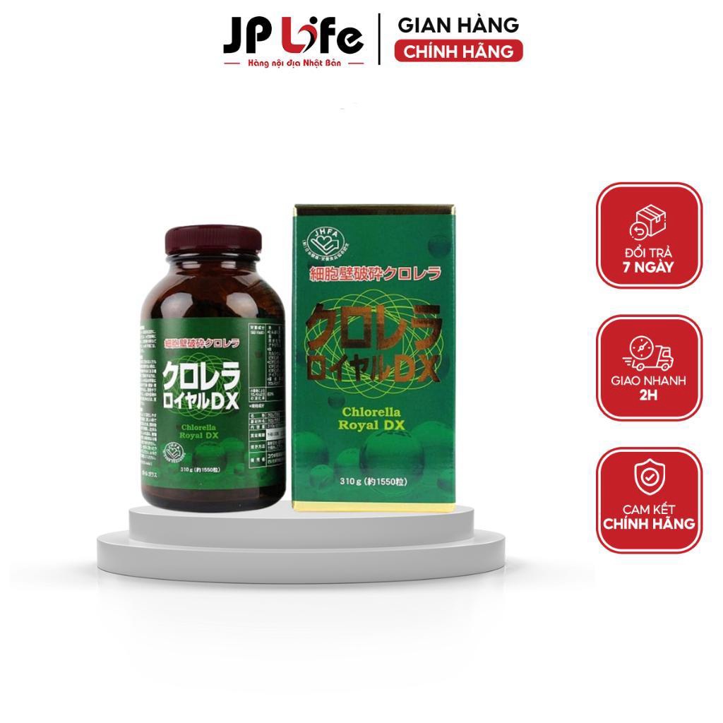 Tảo Lục Hoàng Gia Chlorella Royal DX Nhật Bản 1550 Viên JPLife