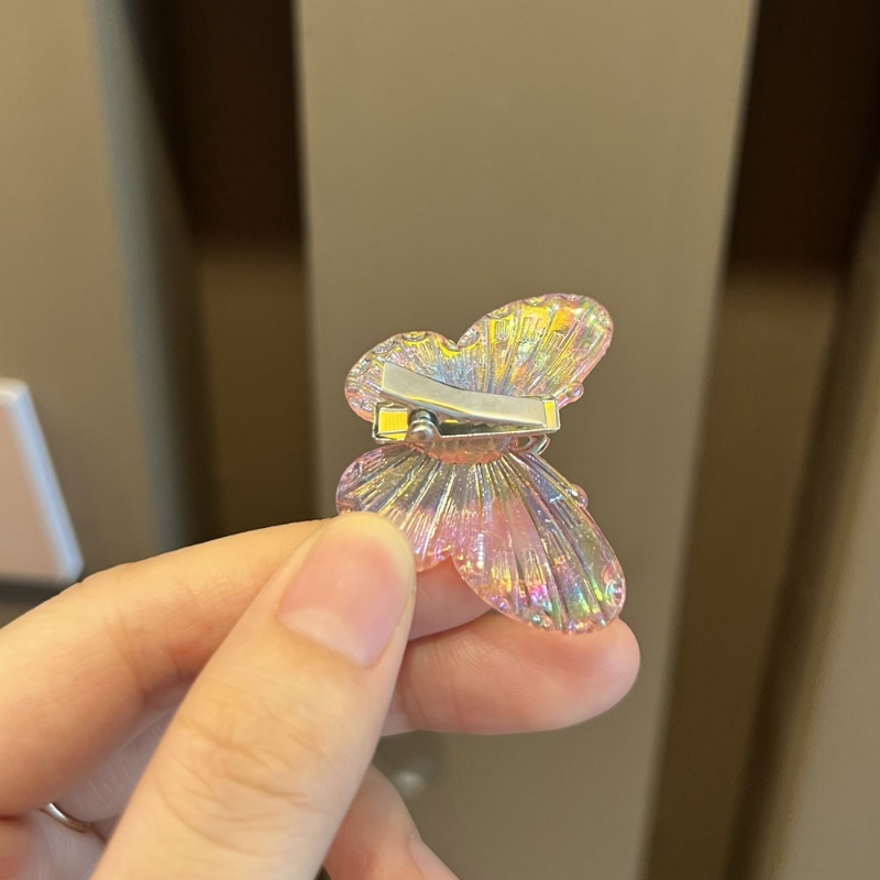 Set 5 Kẹp Tóc Trong Suốt Nhiều Màu Sắc Cho Nữ