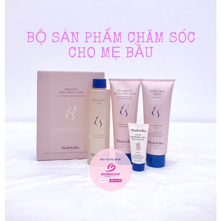 Set sản phẩm chăm sóc mẹ bầu Noodle Boo  - BAABEELAND
