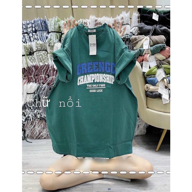 Áo Thun Tay Lỡ Chữ Độc Lạ From Rộng Nam Nữ