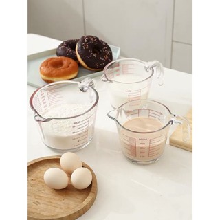 Cốc Đong 350ml/500ML/1000ML Bằng Thủy Tinh Trong Suốt Có Tay Cầm Tiện Dụng Cho Nhà Bếp