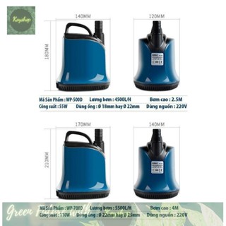 Máy bơm Sobo WP 100D hút bề mặt đáy hồ cá, bơm chìm - Bơm Hút đáy bể cá