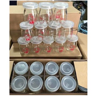 [Bộ 12] hủ thủy tinh làm sữa chua - Hủ thủy tinh cao cấp in hình