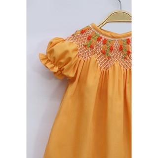 ĐẦM SMOCK VIP MÀU CAM