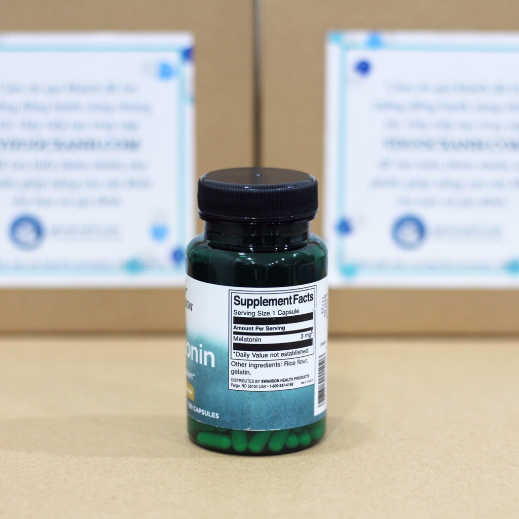 SWANSON MELATONIN, 60 - 120 viên, Hỗ trợ giấc ngủ ngon